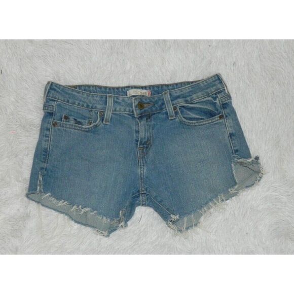 Levi's Pants - Levi 545 Shorts Women's Cutoff Distressed Blue Jeans Size 28